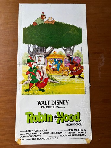Disney robin hood locandina - disney,