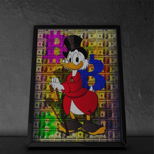Poster dagobert duck stile pop - poster,