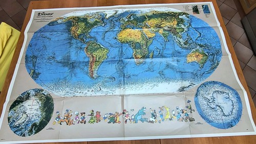Mappa rara poster - rara, planisfero