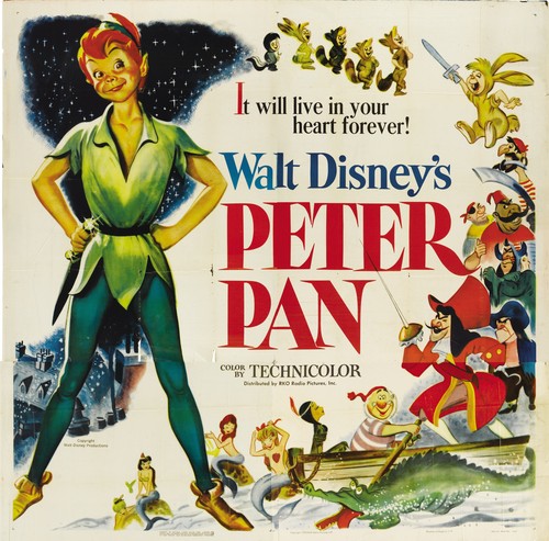 Peter pan poster - poster, disney