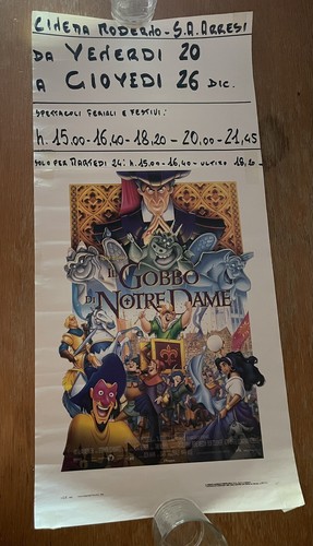Locandina gobbo notre - gobbo, di
