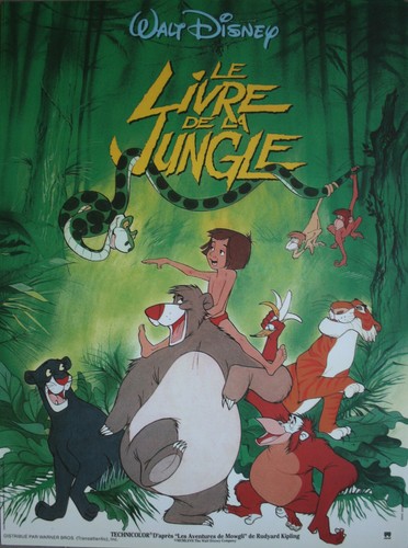 Livre jungle affiche - de,