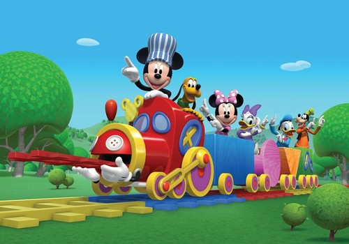 Mickey mouse donald poster - mickey,