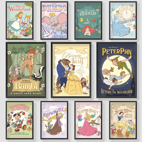 Poster vintage disney - poster,