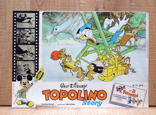 Topolino story fotobusta - topolino,