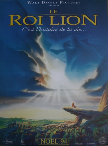 Roi lion affiche - roi,