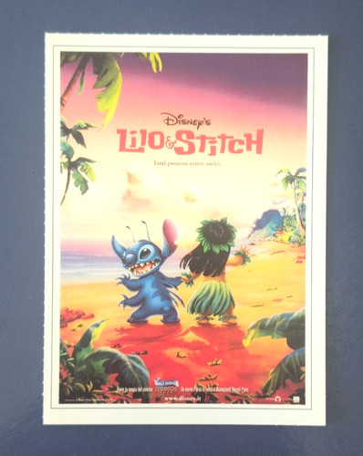 Cartolina film ciak lilo - ciak,