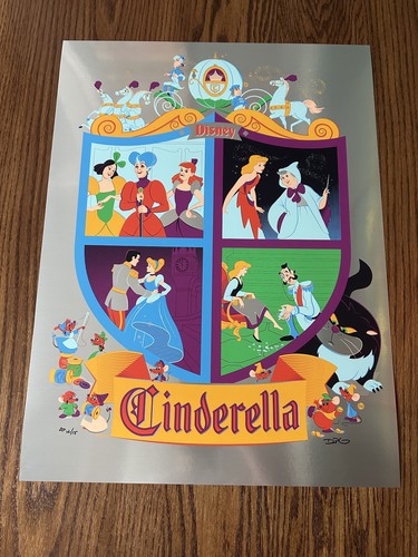 Poster disney cenerentola foil - disney,